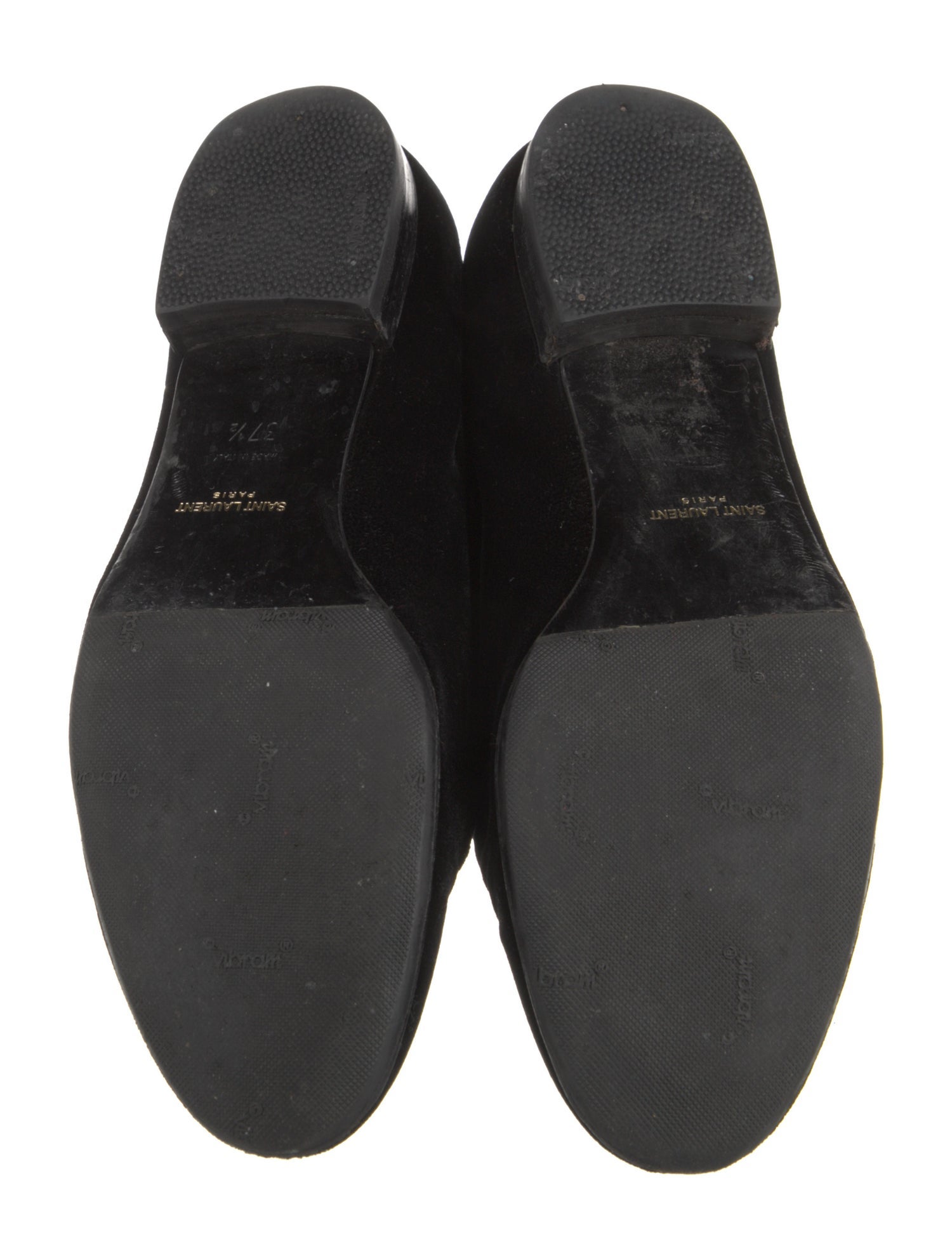 Saint Laurent Velvet Loafers